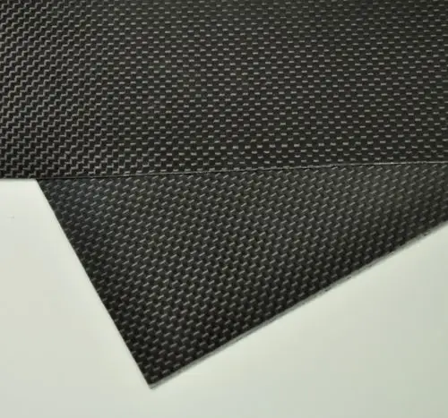 100% мм x лист панели из углеродного волокна 3K Глянцевая простая оплетка|carbon fiber