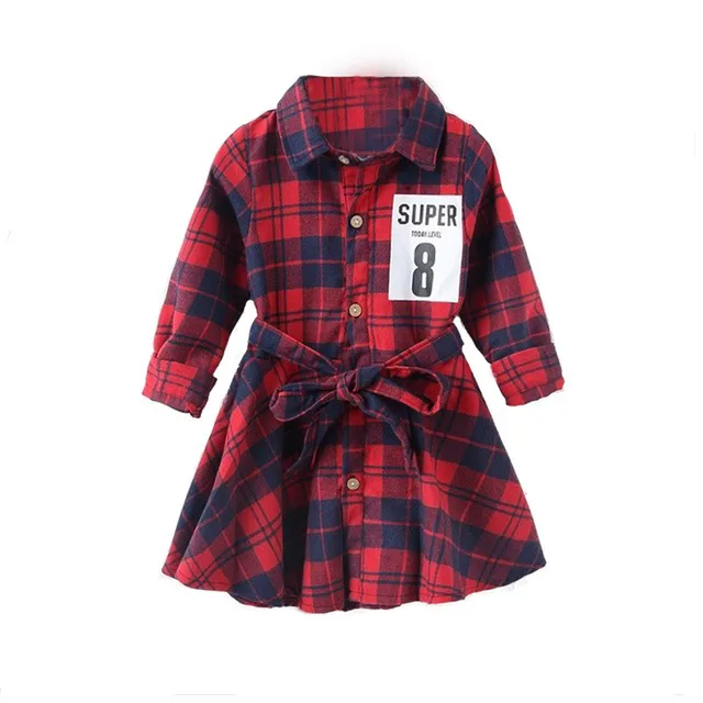 autumn long sleeves christmas girl dress plaid shirt casual dresses printing kids party polo shirts toddler - Christmas Plaid Shirt autumn long sleeves christmas girl dress plaid shirt casual dresses printing kids party polo shirts toddler - Christmas Plaid Shirt