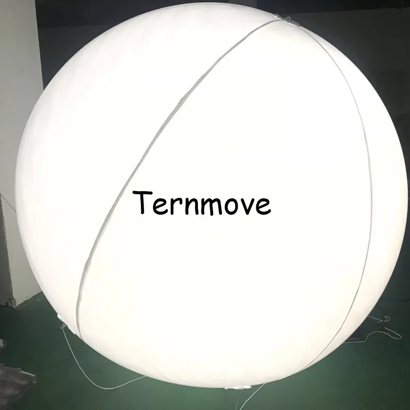 

PVC Inflatable LED Lighting Balloon Remote Control Christmas Decor throw ball for concert party beach water game