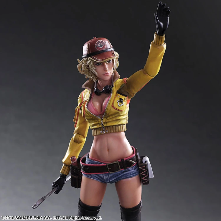 Final Fantasy XV Variant Cindy Aurum Figure 1 6 scale painted figure Machinist Cindy PVC Action Figures Toy Brinquedos  (4)