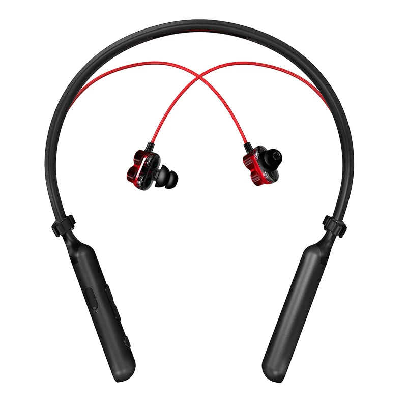 Neckband беспроводные Bluetooth наушники гибридные технологии шумоподавления Двойной