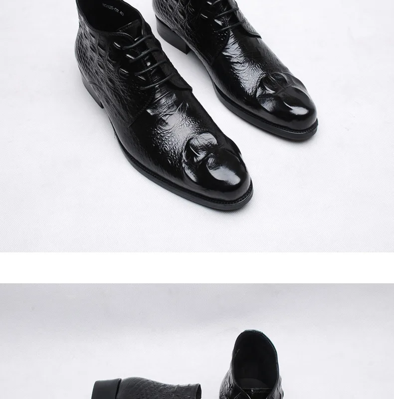 Yomior/модные весенние туфли из крокодиловой кожи; модельные туфли с острым носком в деловом стиле; мужские лоферы; оксфорды; официальная Свадебная обувь