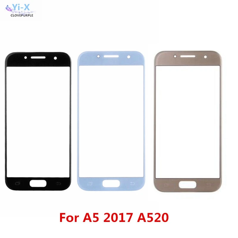 Новый сенсорный экран для Samsung Galaxy A5 2017 A520 A520F передняя внешняя стеклянная верхняя
