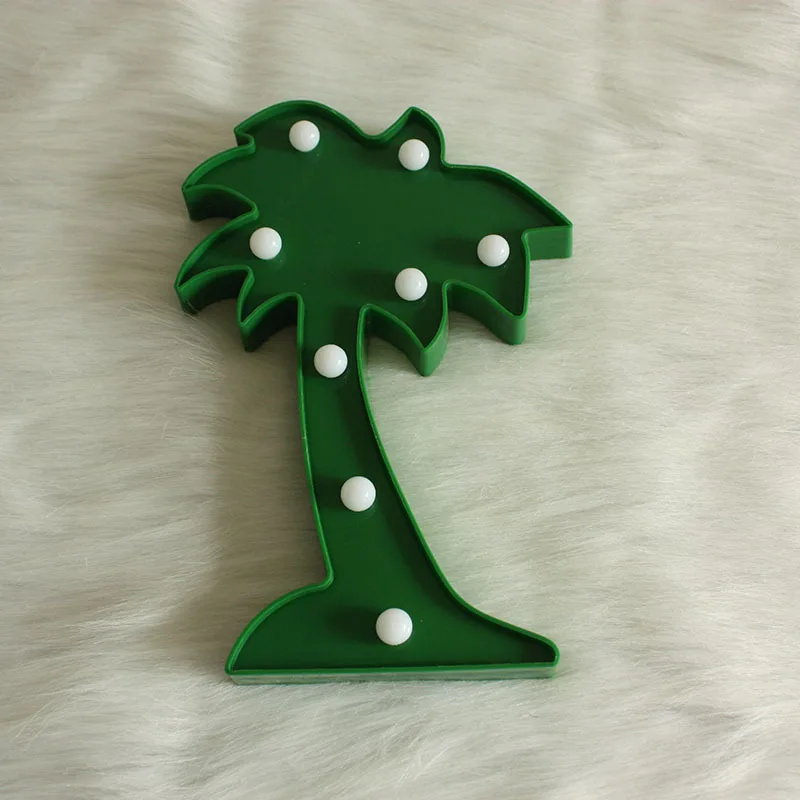 

LED Night Light Coconut Tree Shape Bedroom Bedside Lamp 3D Coconut Tree LED Night Lamp for Children's Christmas Birthday Gift