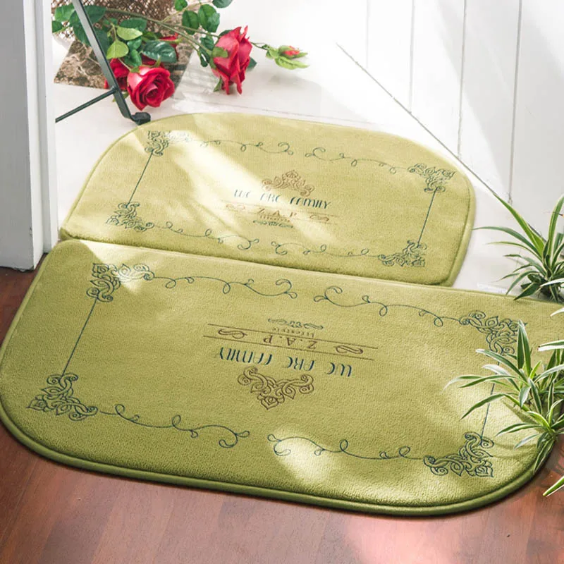 Us 12 96 28 Off 2pcs Set Long Bath Toilet Mat Set Anti Slip Kitchen Floor Carpet Entrance Doormat Runner Memory Bedroom Balcony Rug In Mat From Home