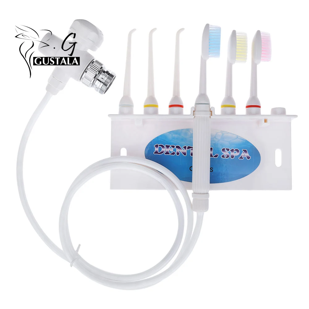 

Gustala Oral Irrigator SPA Water Jet Family Dental Flosser Teeth Care Toothbrush Sets Rod-Dental-Floss Interdental Brush