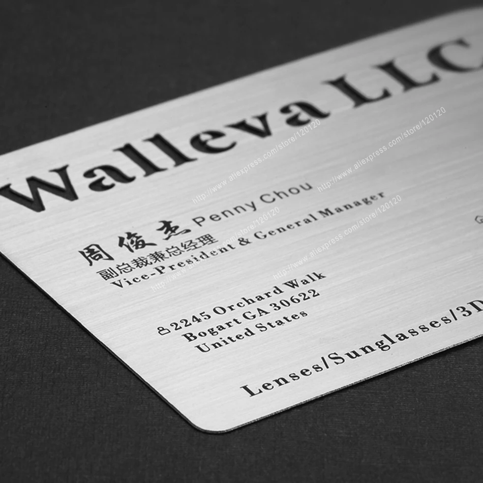 

Personalized black stainless steel laser engraving dragon vip card