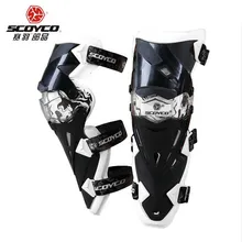 (2Pcs/Set) New Professional CE Approved Brand Scoyco K12 Motorcycle Knee Protector Motocross KneePads Free Size Fitting For All