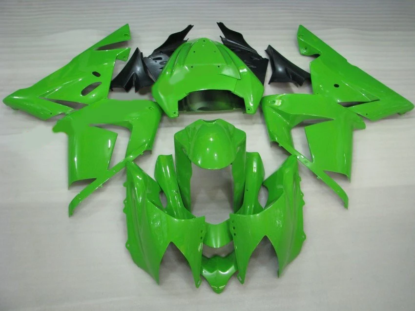 Высокое качество формы настроить обтекатель комплект для KAWASAKI Ninja ZX10R 04 05 цвета: зеленый, черный обтекатели комплект ZX10R 2004 2005 gy58