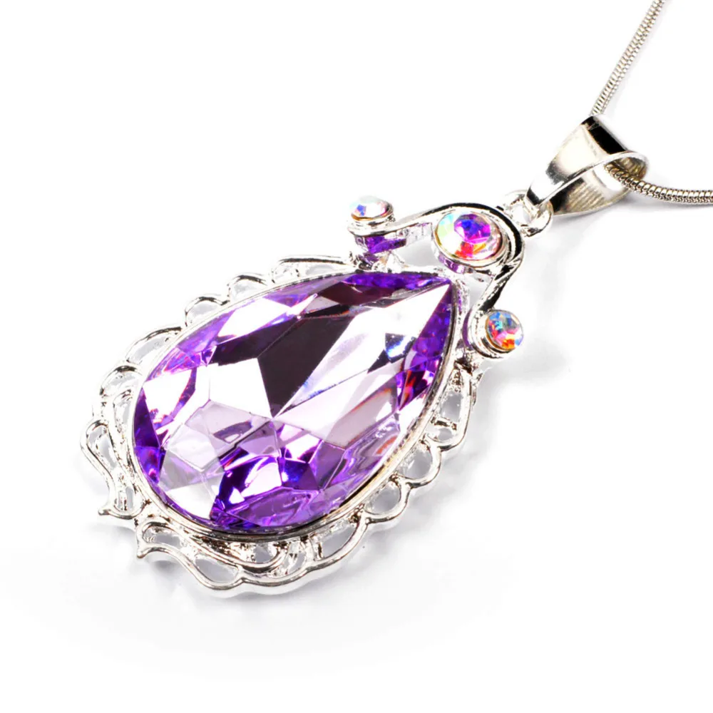 Новое ожерелье принцессы Sofias Amulet с подарочной коробкой розовое детское овальное