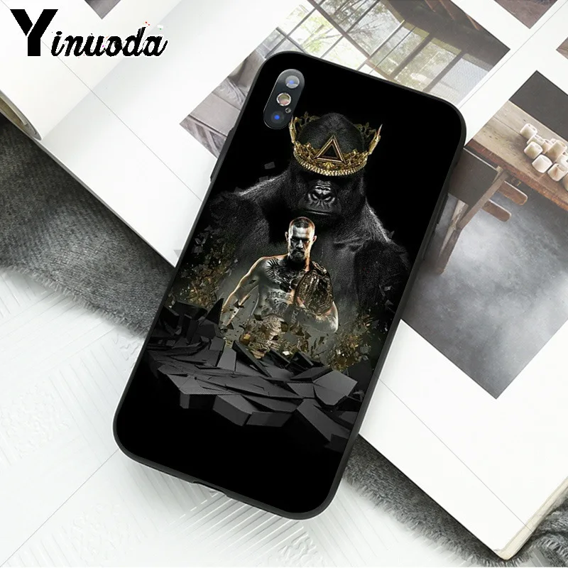 Yinuoda Conor McGregor UFC High Quality Phone Accessories Case for Apple iPhone 8 7 6 6S Plus X XS MAX 5 5S SE XR Cellphones