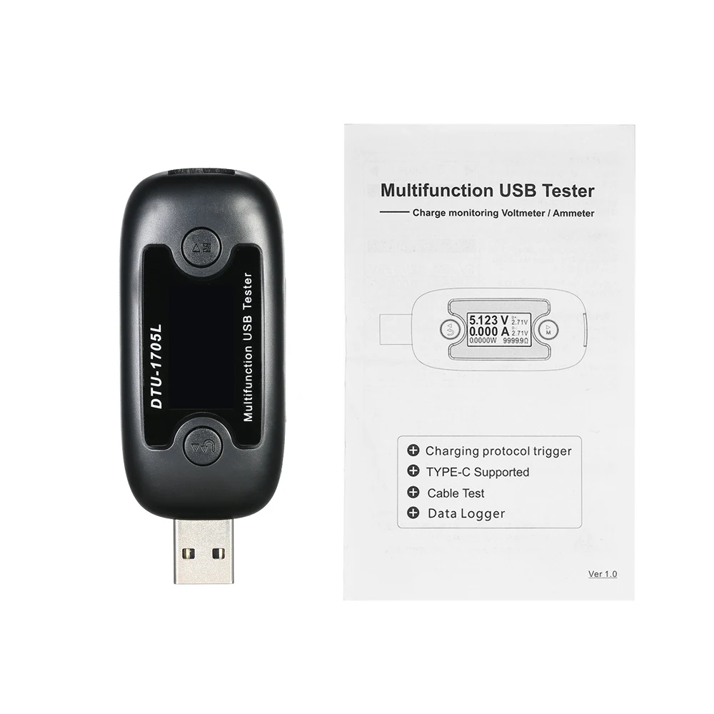 Многофункциональный USB Тестер измеритель напряжения тока мощности Вольтметр