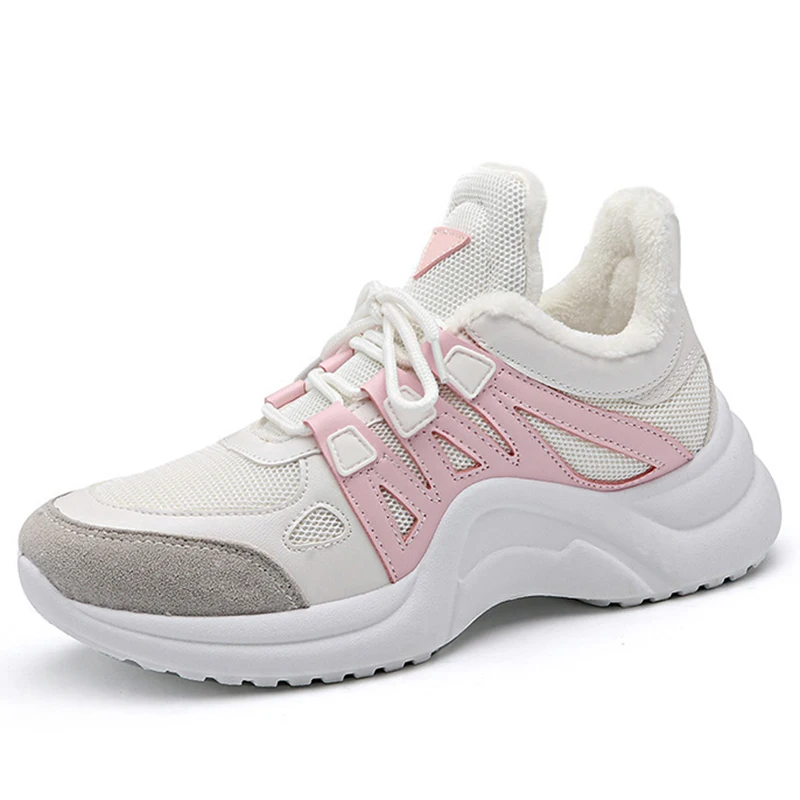 

Women Shoes Casual Sneaker Women Trainers Chunky Sneakers Platform Wedge Lace Up Vulcanized Shoes Woman Leisure Footwears