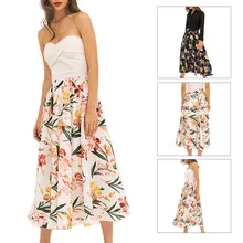 Длинные женские юбки с леопардовым принтом, высокая талия, модное женское богемное гибкое ТРАПЕЦИЕВИДНОЕ ПЛАТЬЕ С Высокой Талией, пляжная юбка Z044