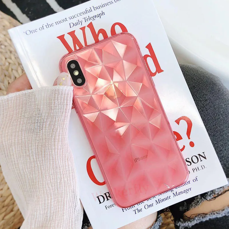 Diamond Case For Samsung Galaxy S10e S10 S9 S8 Plus A9 A8 A7 A6 J6 J4 Plus J8 J3 J5 J7 Note 9 8 S7 Edge Silicone Cover - Цвет: 3