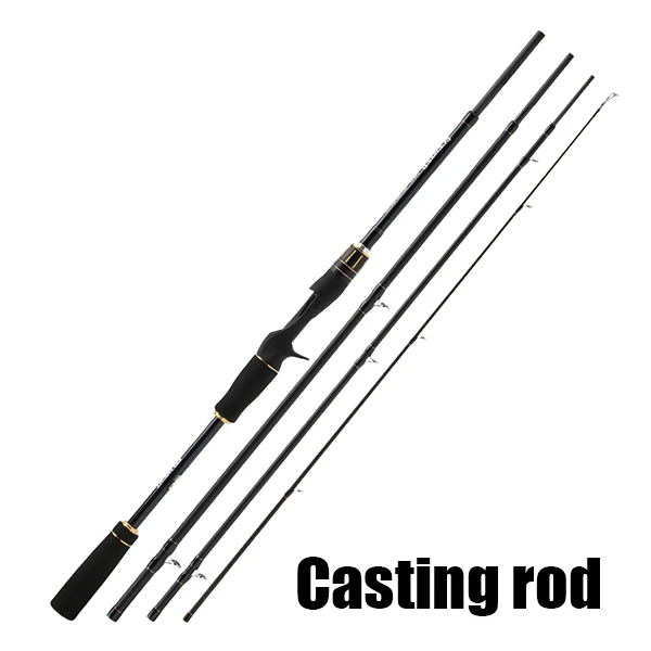 SeaKnight скипетр 2,1 М 2,4 м спиннинг литье рыболовная Rod10-30g 10-20 фунтов 4 секции мощность м карбоновая удочка приманка рыболовные снасти - Color: Casting rod