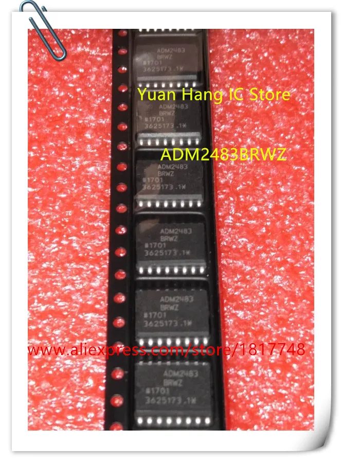 

Free Shipping 10PCS ADM2483BRWZ ADM2483BRW ADM2483 BRWZ SOP-16 Transceiver RS-485/RS-422 new original