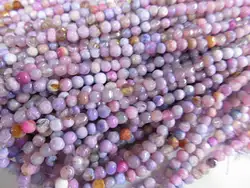 5 нитей 4 мм Агат Камень круглый шар граненый многоцветный полудрагоценных камней Бусины оникс бисера