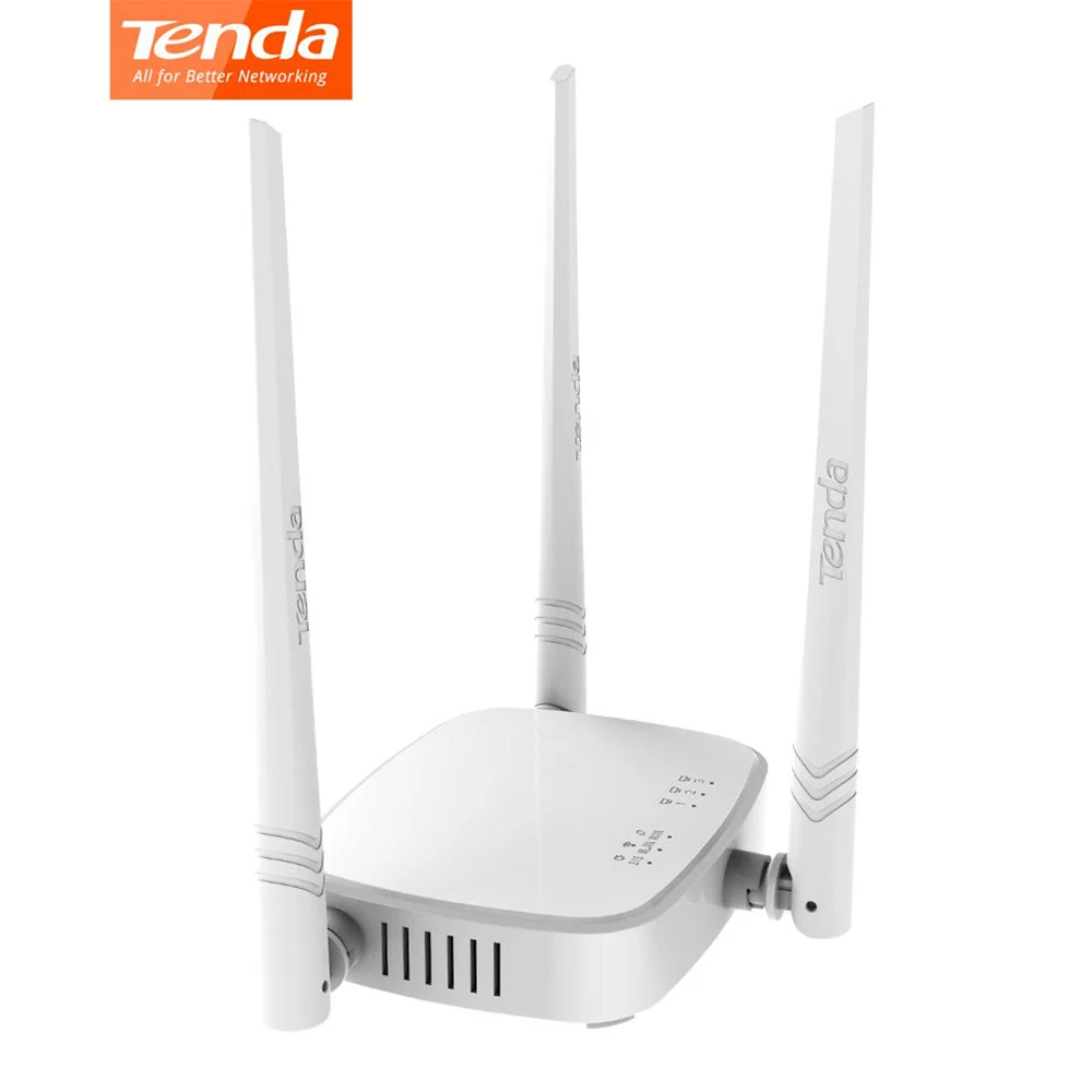 

Tenda N318 300Mbps Wireless WiFi Router Wi-Fi Repeater Multi Language Firmware Router/WISP/Repeater/AP Model 1WAN+3LAN RJ45 Port