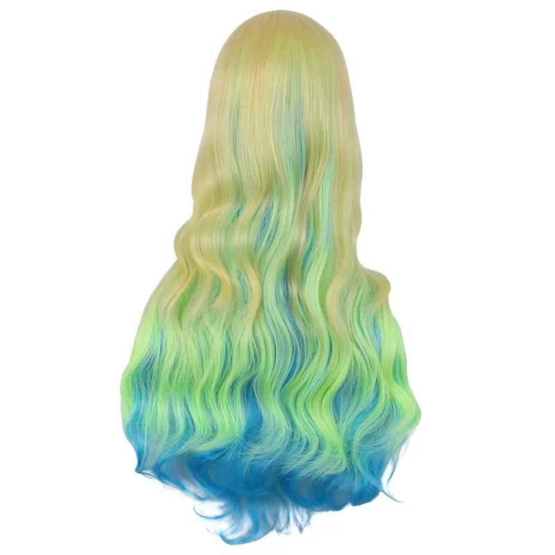 MapofBeauty синтетические волосы длинные волнистые коричневые парики для женщин термостойкие Ombre Цвет Косплей парики вечерние женские волосы - Цвет: #144
