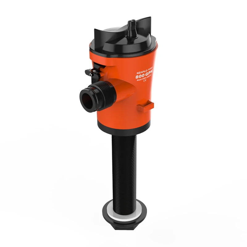 Seaflo 12v DC 800gph Livewell аэрационный картридж погружной Трюмный насос в отличие от Shurflo