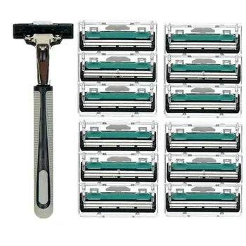 

Men's Manual Double Shaver_Advanced 1 Shaver Handle + 12 Shaving Head