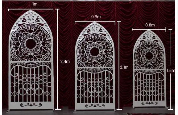 Стиль свадебный реквизит железная арочная дверь sen наружная Свадебная сцена макет Луна ворота счастье дверь