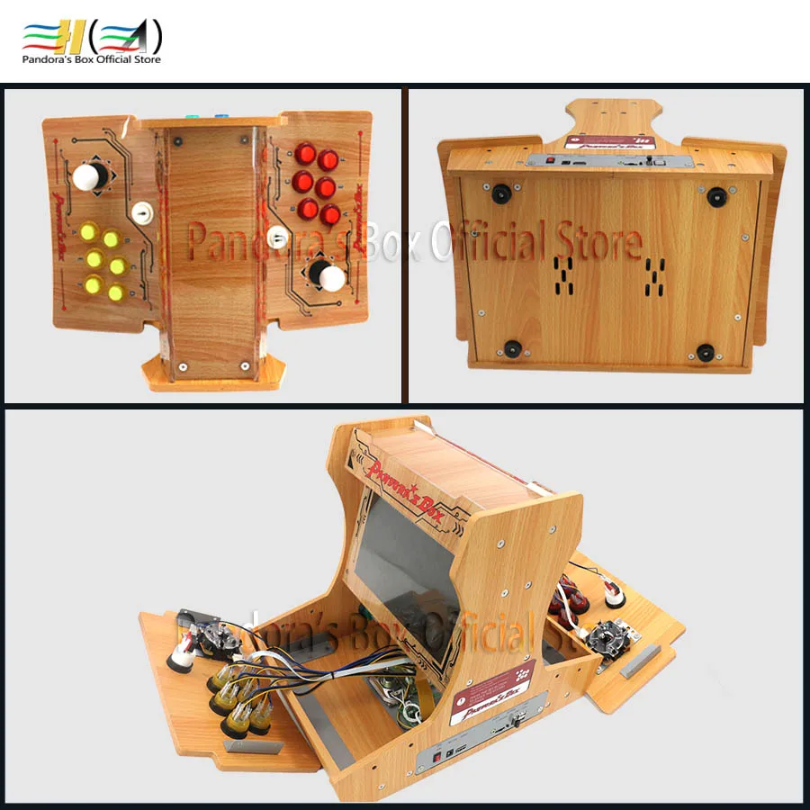 Pandora Box 6 1300 in 1 Wooden Double fighting machine diy mini arcade bartop User self-installation support add fba mame ps1 3d Pandora Box 6 1300 in 1 Wooden Double fighting machine diy mini arcade bartop User self-installation support add fba mame ps1 3d