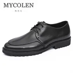 MYCOLEN/Новинка 2019 года, Осенняя обувь в деловом стиле, роскошная мужская повседневная обувь в британском стиле, Sapatos Masculinos