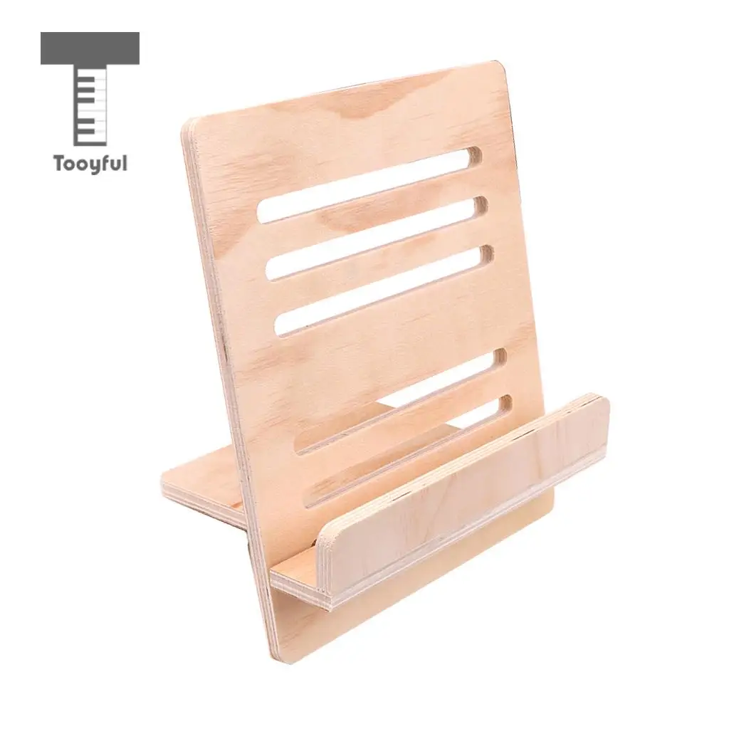 Detachable Portable Wood Folding Music Note Stand Holder Support DIY for Book Recipe Desktop Pad Stringed Instruments Accessory