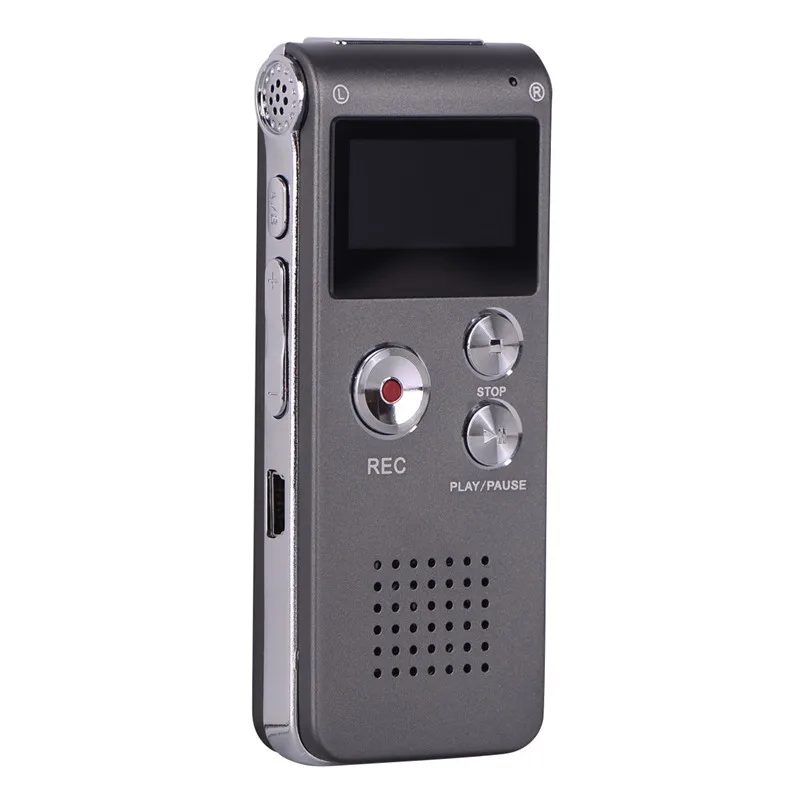Digital Audio Voice Recorder con Mini USB Voice Activated Altoparlante Multifunzionale MP3 Music Pl