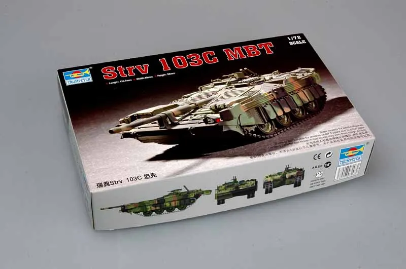 Труба 07298 1:72 шведский S бак Strv103C модель в сборе|assembly model|model assemblytrumpeter model |
