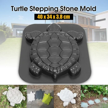 

Turtle Design Garden Walk Pavement Mold DIY Paving Cement Brick Floor Road Concrete Stepping Driveway Stone Path Plastic Molds