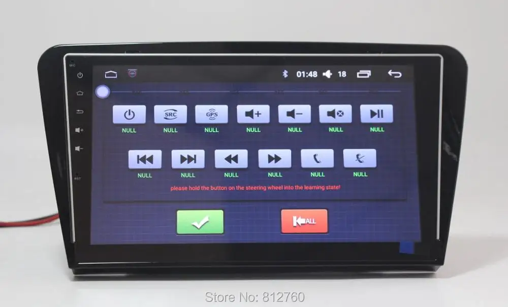 Sale Nedehe 10 inch 1024*600 Android 8.1 Car PC DVD For Skoda Octavia 2014 2015 Car Radio Stereo GPS Navigation WIFI Mirror link 4