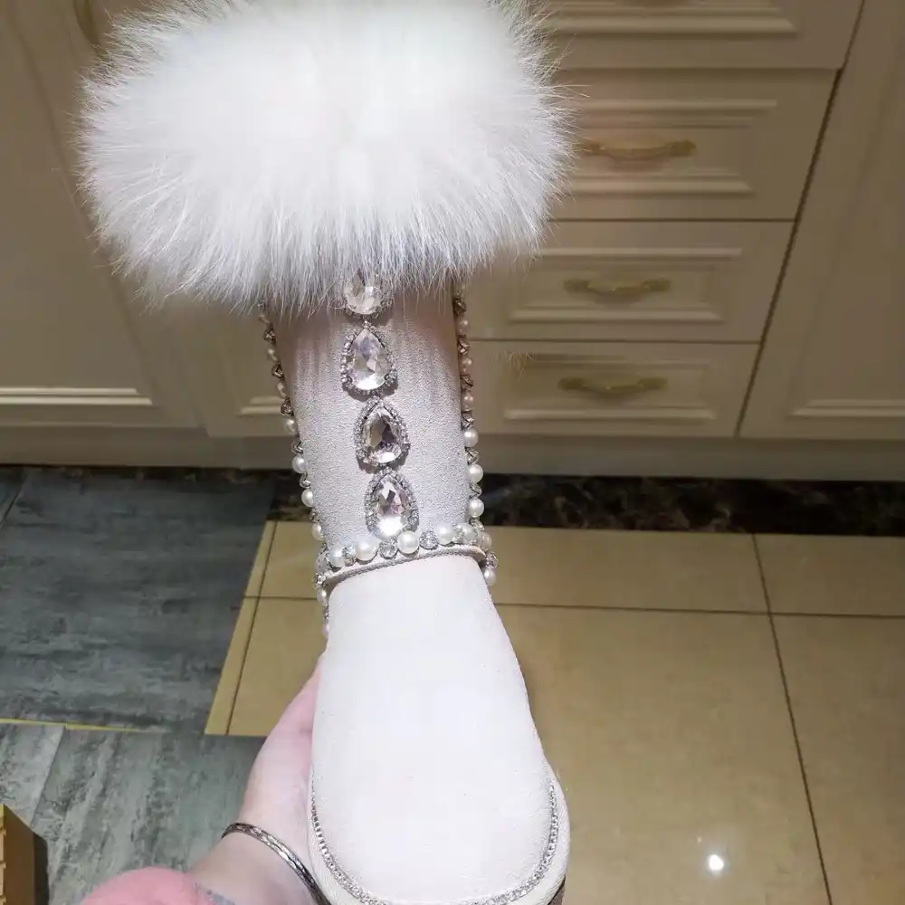 Rhinestone snow boots Clearance