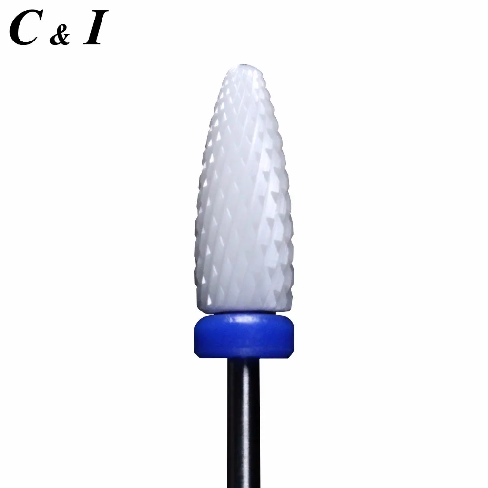 

Ceramic Flame Bit -Grit M -Nail Drill Bit For Nail Drill Machine -Nail Bit