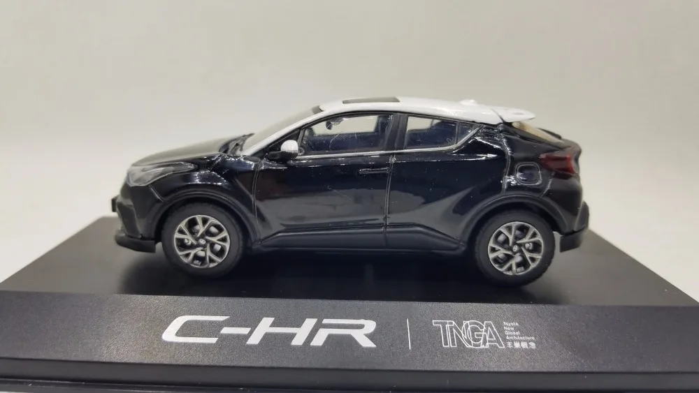 1:43 литой автомобиль для Toyota C-HR черный Внедорожник сплав модель автомобиля подарки CHR C HR