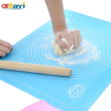 40*30 см Кондитерские Панели силиконовые Коврики антипригарным высокой Температура пирожки Кастрюли площадку утолщение Настольный гриль pad jelly помадка пластины