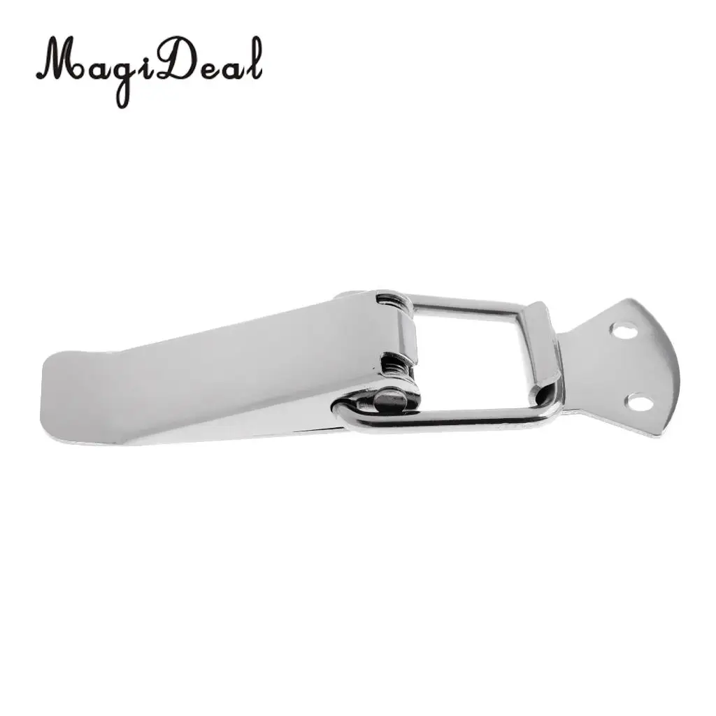 Premium Silver 316 Stainless Steel Boat Yacht Anti-Rattle Latch Hatch Fastener Clamp for Marine Fishing Kayak Boat Accessories