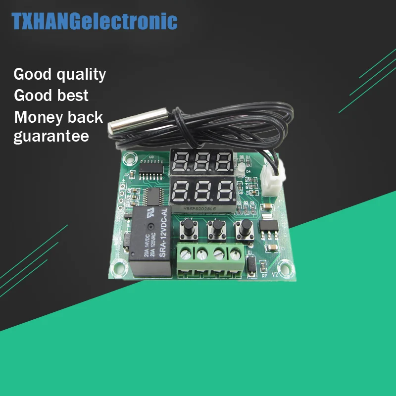 

DC12V -50 to 110c Dual LED Digit Relay Temperature Controller Thermostat Switch