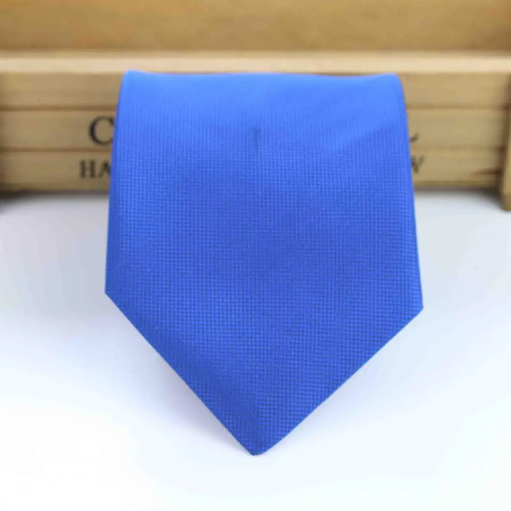 Мужской деловой галстук формальный полосатый сплошной цвет жаккардовый Свадебный галстук 8 см классический корбата галстук Gravata - Цвет: 33