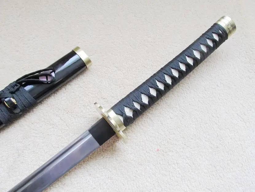 S2671 аниме RORONOA ZORO SHUSUI кисть в виде меча HAMON HABUCHI EDGE W/FULLER 4" цельный