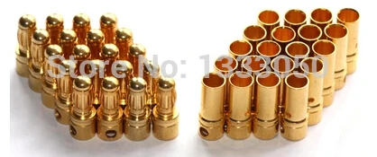 

4mm Inside Dia Male Female Banana Plug Bullet Connector Replacement 5 pairs