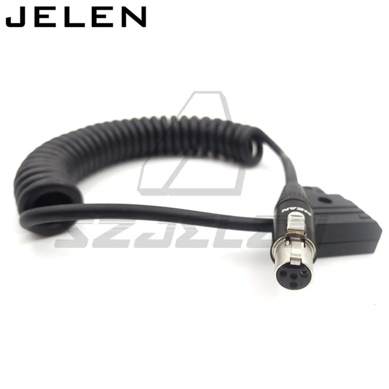 D Tap plug to mini XLR 4 контактный для TVlogic кабель питания монитора камеры монитор 12V |plug
