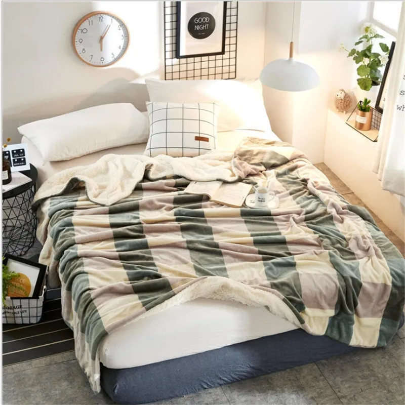

2018 New style high quality thickened blanket solid color blanket