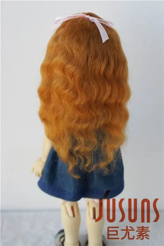 JD327 1/6 мягкий парик для куклы мохеровый прекрасный вверх курчавый BJD кукла волосы Размер 6-7 дюймов модные куклы аксессуары