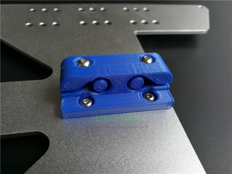 

SWMAKER 1pcs Anet A6 A8 3D printer Plastic printed parts Y axis belt holder PLA timing belt tension set with screws