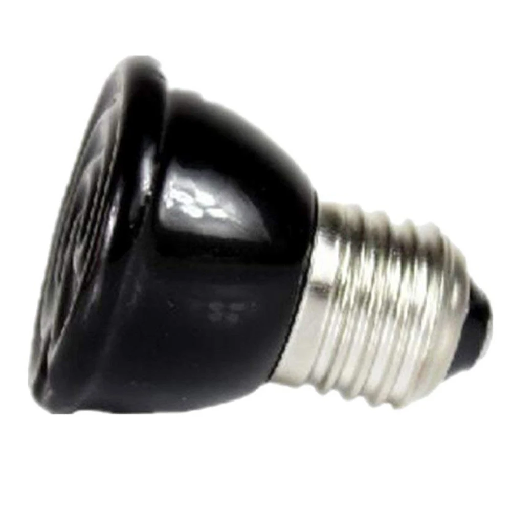 E27 мини инфракрасная керамическая нагревательная лампа Лифт Глобус лампа для животных рептилий-черный, 100 Вт