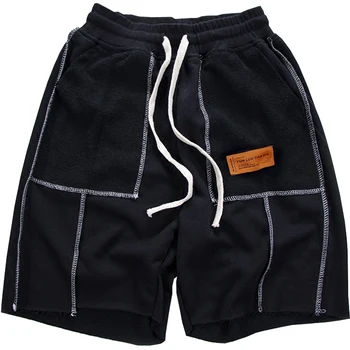 

Summer cotton Men's Shorts Mens Beach Shorts plus size 2xl-5xl 6xl 7xl 8xl Casual elastic waist Male Shorts Brand Clothing