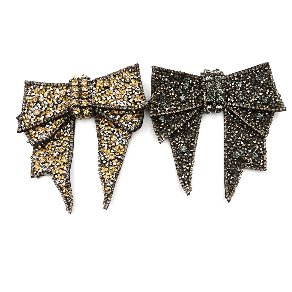 

1PCS Beautiful Bow Decorations Sandals High Heels Shoes Button Clip DIY Manual Metal Shoe Party Wedding Decorations 10.9*11cm